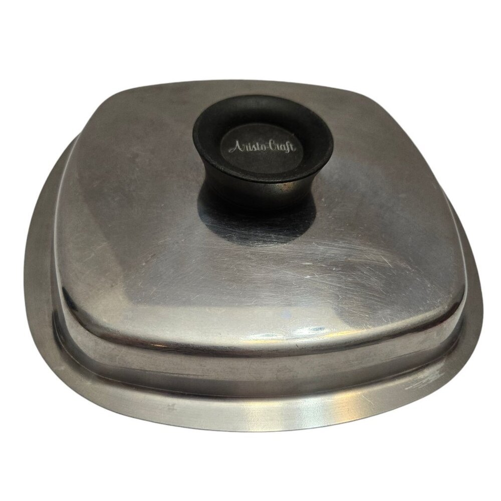 Aristo Craft Cookwear stainless steel skillet pan lid 9 inch square replacement